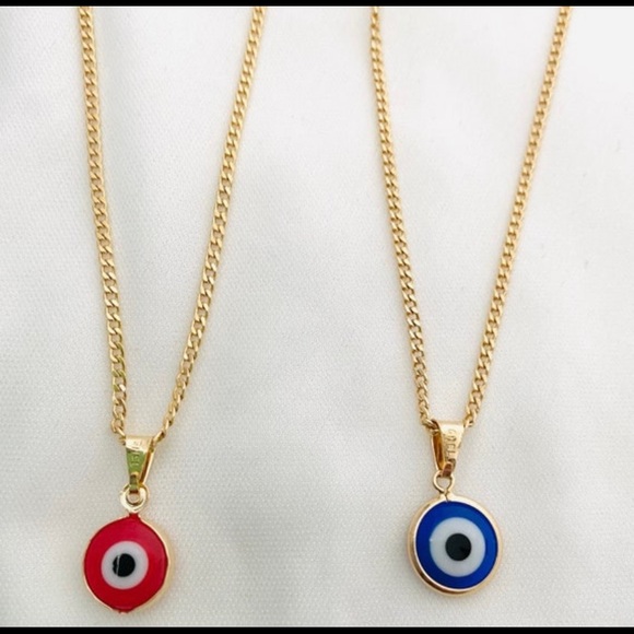 Evil Eye Charm Necklace - Picture 4 of 8